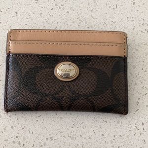 Coach card holder